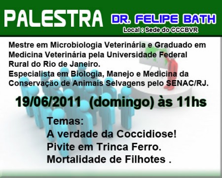 Coccidiose; Mortalidade em filhotes e Pivite em Trinca Ferro